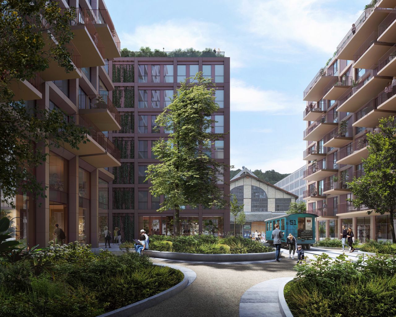 The building, named Rocket&Tigerli after locomotives once produced at the site of its development, will be built in Winterthur.
