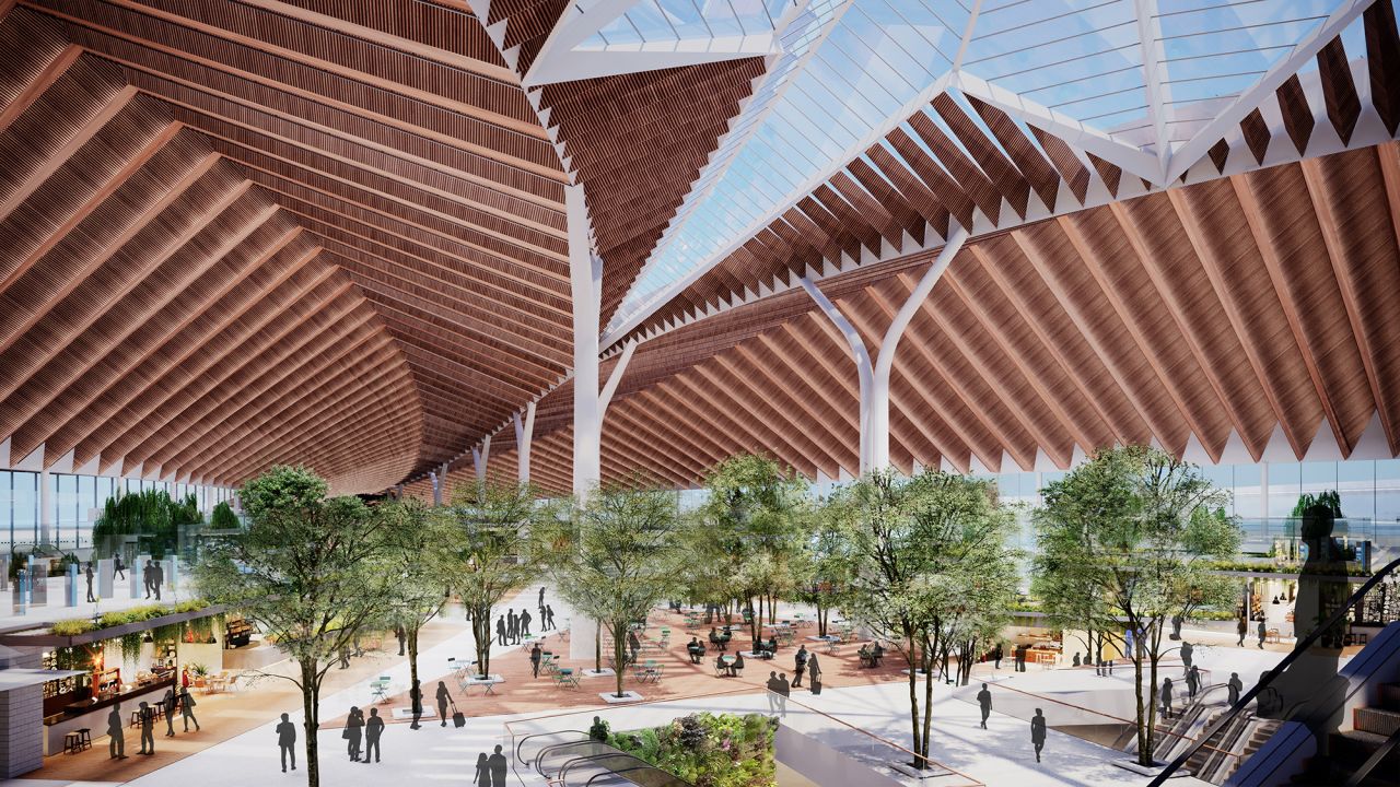 <strong>New era: </strong>The new O'Hare Global Terminal will handle international arrivals and offer 2.2 million square feet of space, 75% more than the existing Terminal 2, which dates back to the 1950s.