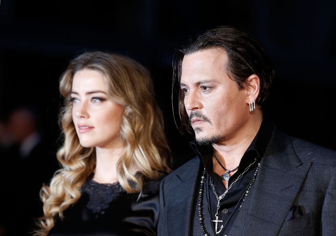 Amber Heard and Johnny Depp in 2015.