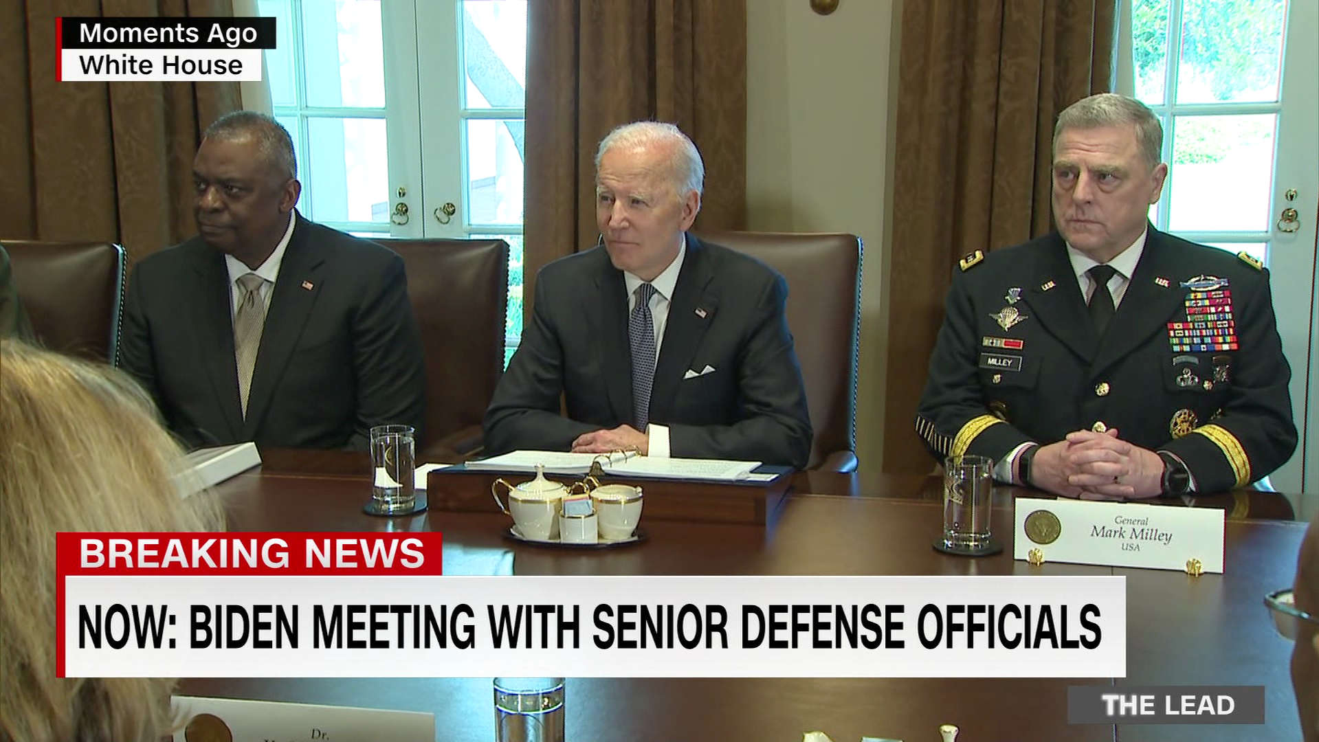 President Biden tells Pentagon leaders he sees a need for a . military  