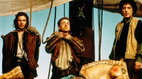 Gary Oldman and Tim Roth with writer/director Tom Stoppard in "Rosenkrantz and Guildenstern Are Dead"
