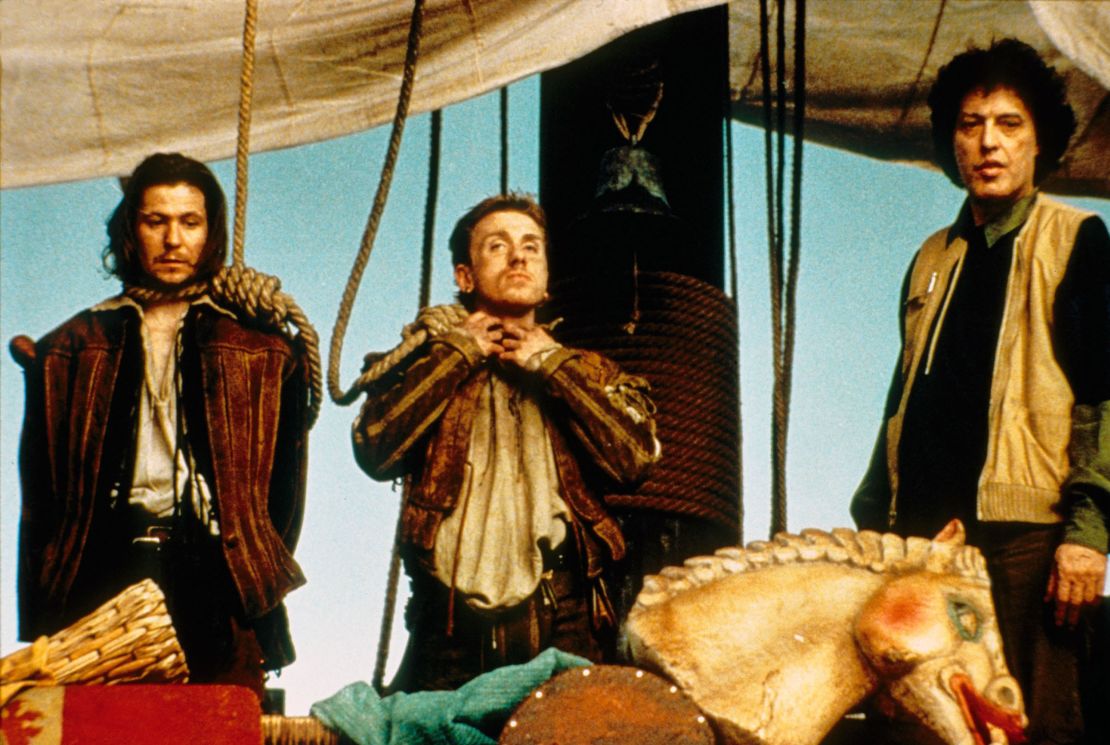 Gary Oldman and Tim Roth with writer/director Tom Stoppard in "Rosenkrantz and Guildenstern Are Dead" 