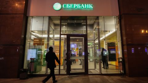 A branch of Sberbank of Russia PJSC in Moscow, Russia, on Monday, February 28.