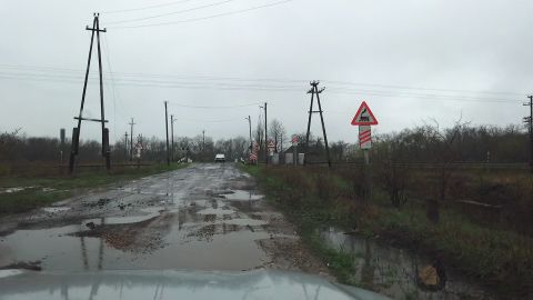 The roads leading into and around the village of Popasna are eerily quiet as the fighting intensifies.