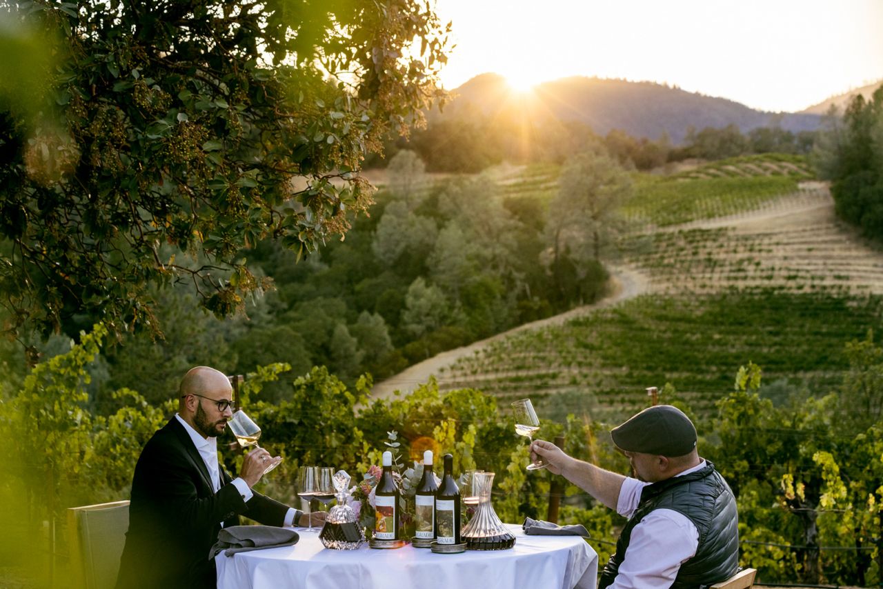 McCoy and Matt Taylor at the Ink Grade estate.