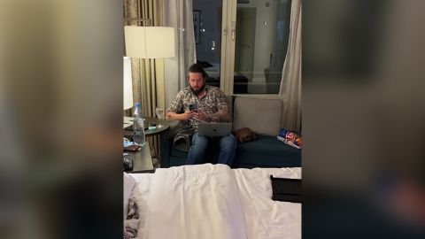 Scooter Brown said he helped plan and direct the operation to bring "Little B" and four other children to America from his hotel room in Warsaw, Poland.