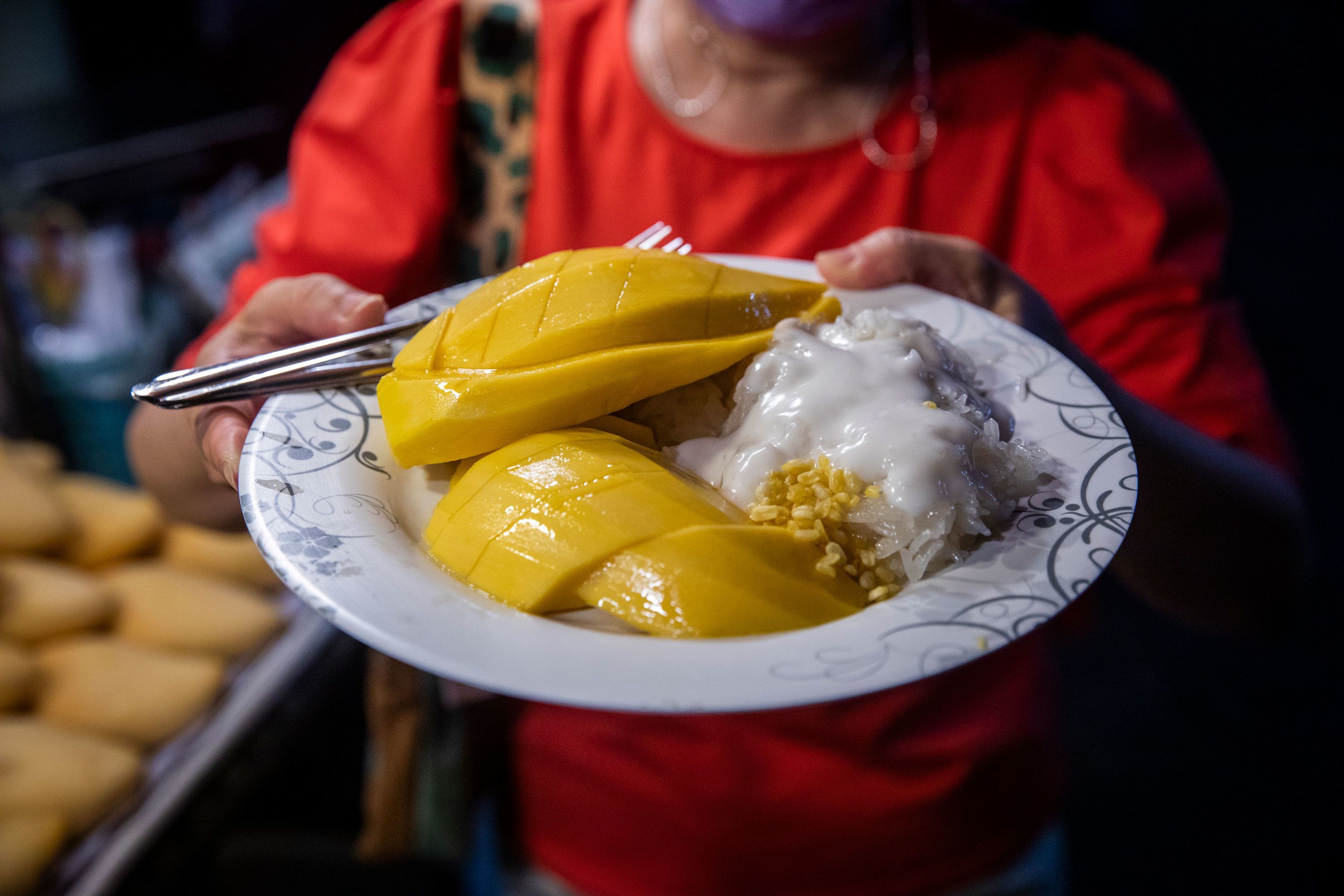 Mango Sticky Rice Thai Dessert - Oh My Food Recipes