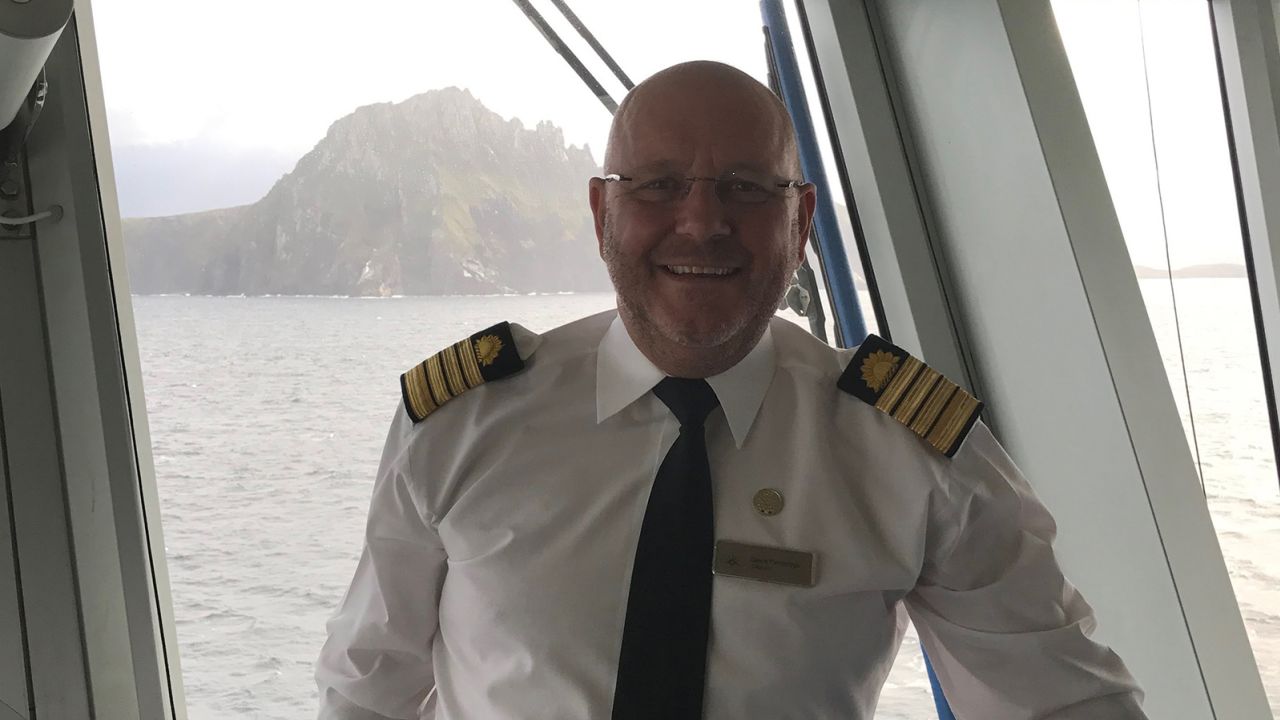 Captain David Pembridge, who retired in 2020, pictured near Chile's Cape Horn.