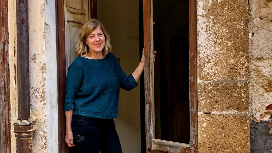 <strong>Double purchase: </strong>Brigitte Dufour, a French-Canadian lawyer and founder of a human rights organization, bought two abandoned dwellings -- a small one for €1,000 and a larger home for €5,850.