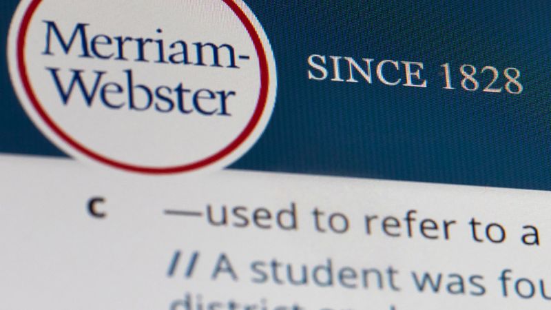 California man charged after allegedly threatening Merriam-Webster over gender definitions | CNN