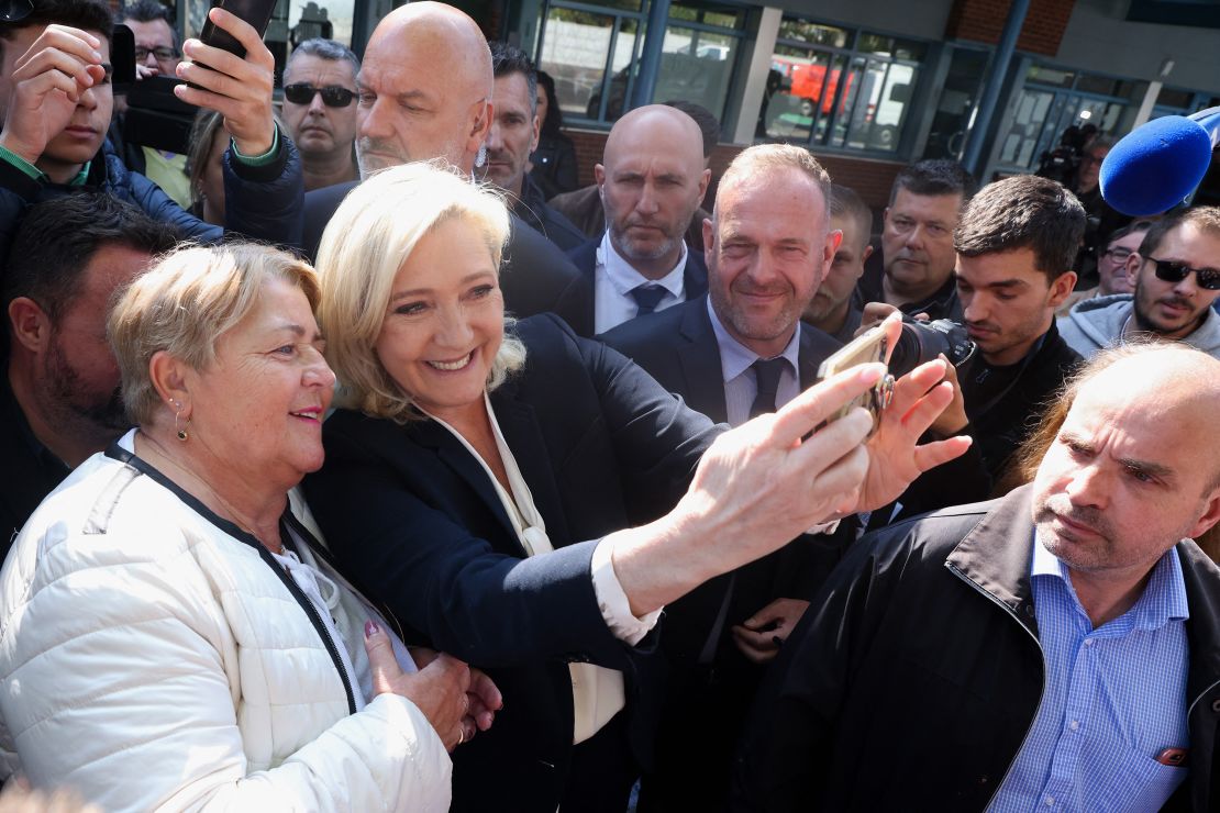 Marine Le Pen took 41% of the vote in the final round of the French presidential election this year.