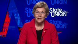 Sen. Elizabeth Warren speaks with CNN Sunday morning April 24, 2022. (CNN)