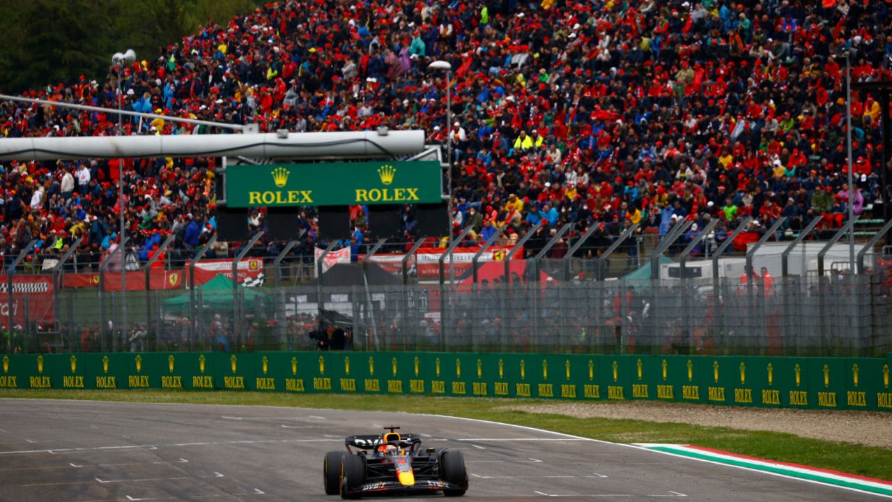 Verstappen dominated the Emilia Romagna Grand Prix on Sunday.