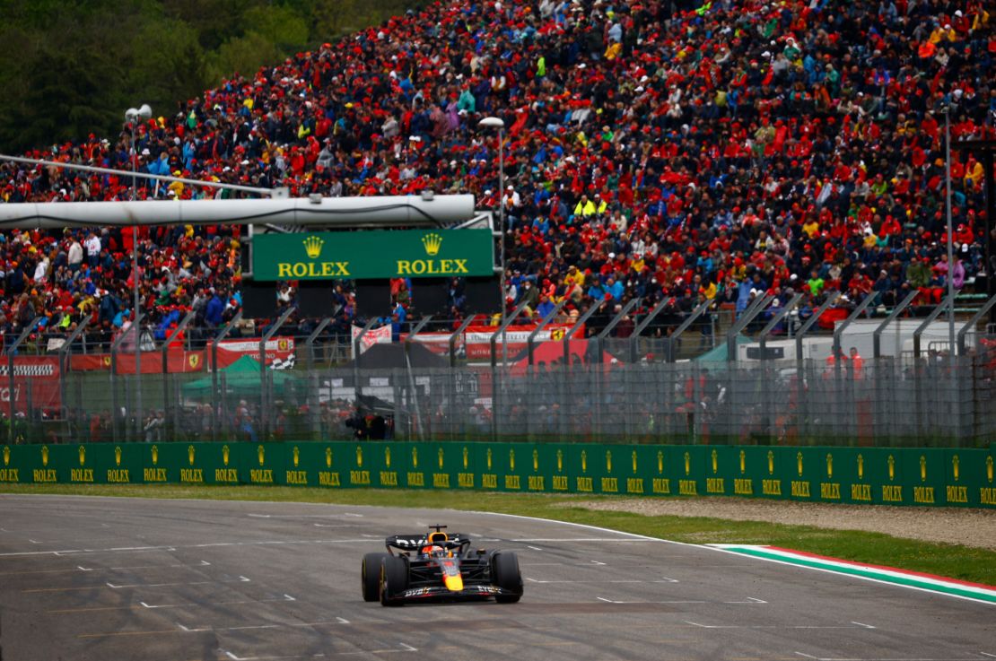 Verstappen dominated the Emilia Romagna Grand Prix on Sunday.