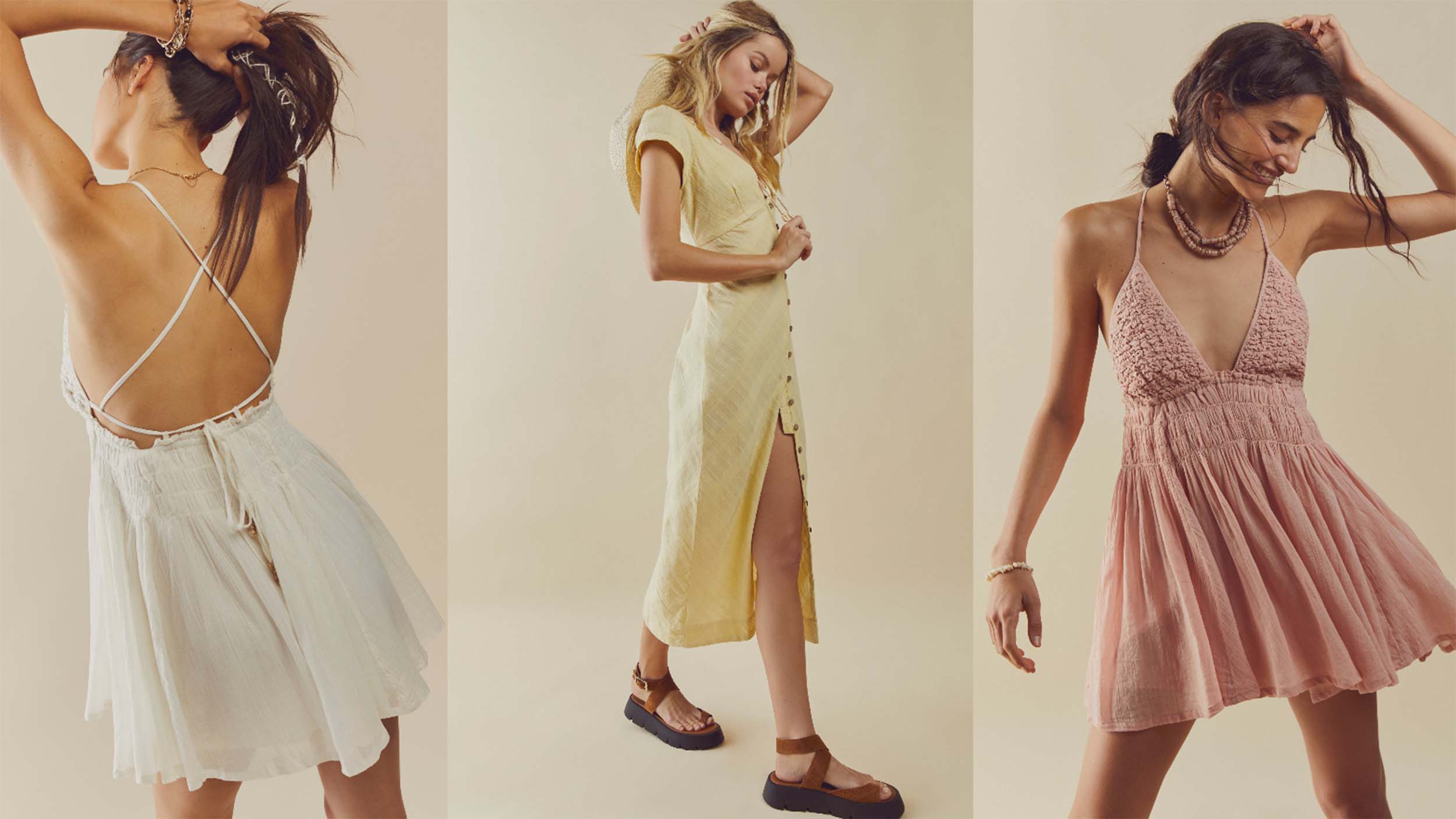 Free People's Beach & Summer dress collections brighten seasonal style