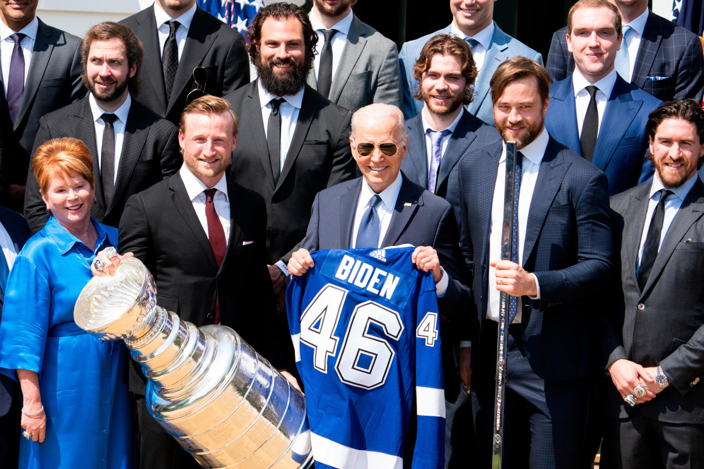 White House honors back-to-back Stanley Cup champion Tampa Bay Lightning