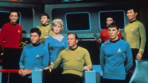 The crew of the USS Enterprise in the original 