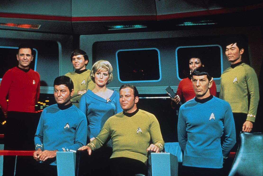 The crew of the USS Enterprise in the original "Star Trek" included a Black woman, an Asian man, a Russian and a Vulcan -- a symbolic coalition of unity and equality.