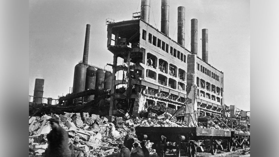 Azovstal was partially demolished during the Nazi occupation in the 1940s. 