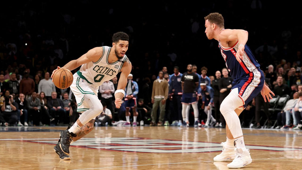 Jayson Tatum scored 29 points as the Celtics swept the Nets 4-0 to advance to the second round of the playoffs.