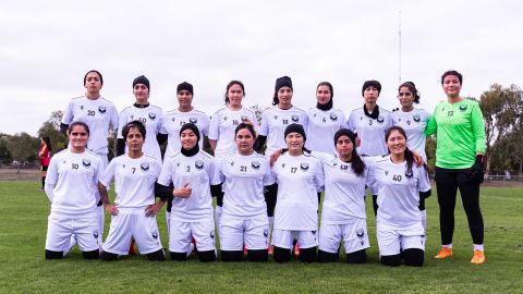 These Afghan women footballers are adjusting to a new life in Australlia.