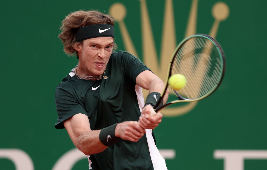 Rublev has criticized the decision to ban tennis players from Russia and Belarus from competing at Wimbledon. 