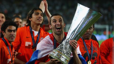 Darijo Srna won the UEFA Cup with Shakhtar Donetsk in 2009.