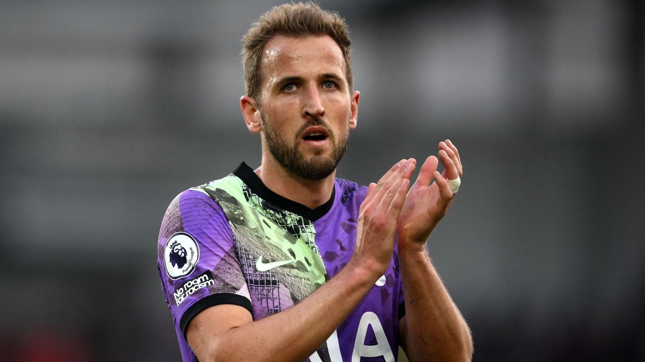 Tottenham Hotspur striker Harry Kane applauds the fans following during the Premier League match against Brentford at the Community Stadium in London on April 23, 2022. Like Bowen, Kane took time to find his feet in the Premier League.