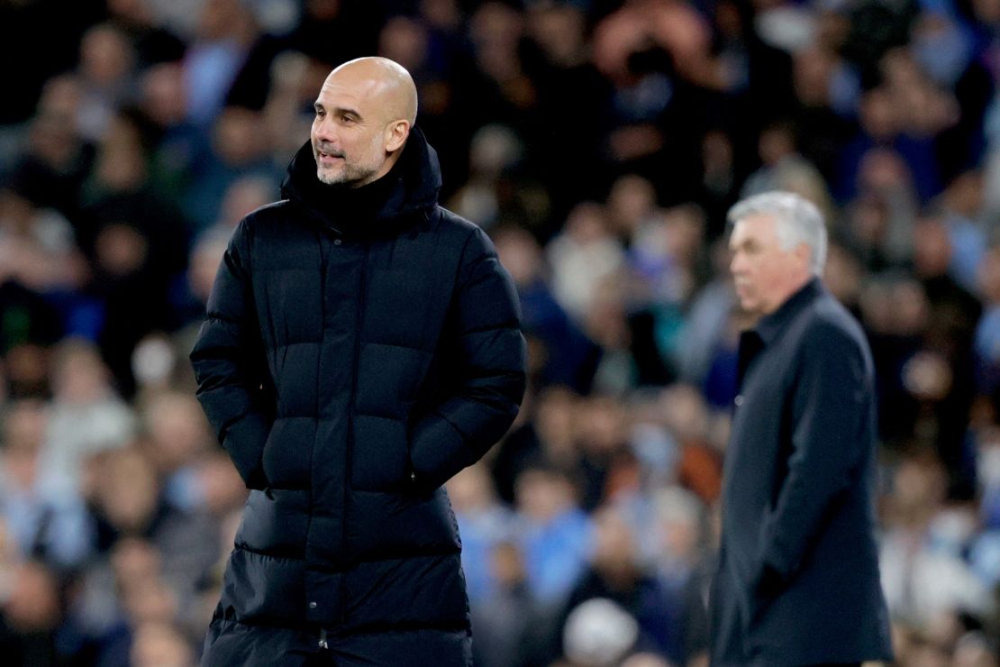 Pep Guardiola has yet to win the Champions League with Manchester City. 