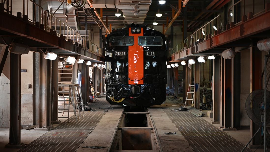 <strong>The Future: </strong>The Future combines the train's historic orange color with black to create a luxurious look. In 2020, the makeover won Japan's Good Design Award for Transportation Design.