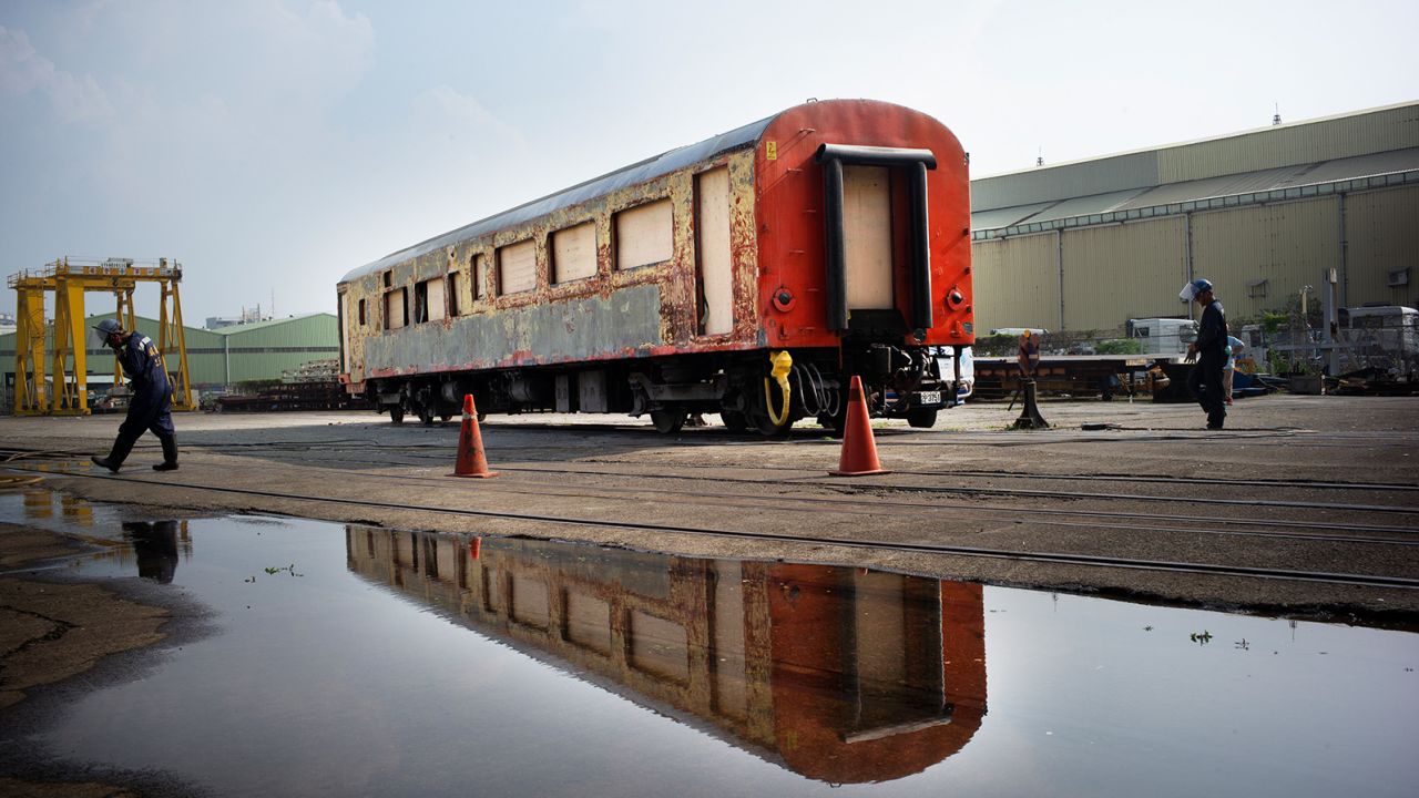 Architect Johnny Chiu and his team were tasked with transforming this 50-year-old train in 2019.