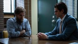 UNDER THE BANNER OF HEAVEN — "Rightful Place" Episode 2 (Airs Thursday, April 28th) — Pictured: (l-r) Seth Numrich as Robin Lafferty, Andrew Garfield as Jeb Pyre. CR: Michelle Faye/FX 