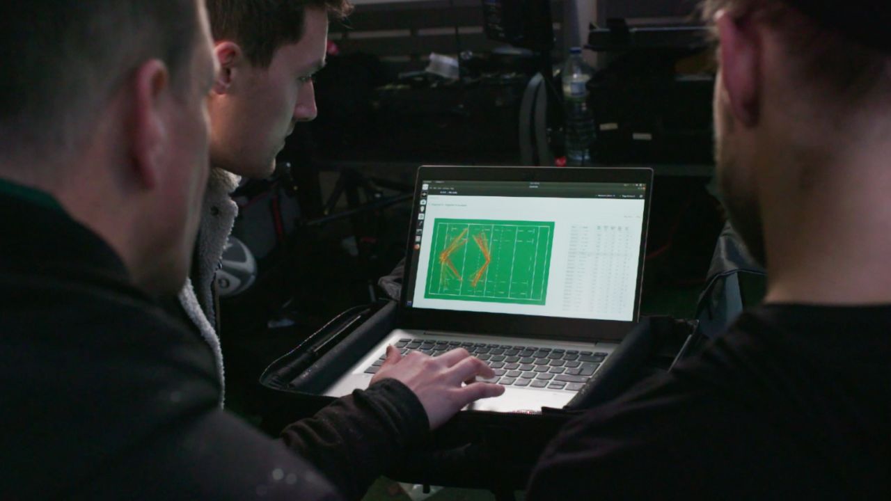 Sportable's kick analysis software.