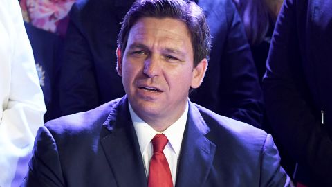 Governor Ron DeSantis signs Florida?s 15-week abortion ban into law at Nacion de Fe church in Kissimmee. on April 14. The law, which goes into effect July 1, bans the procedure after 15 weeks of pregnancy without exemptions for rape, incest or human trafficking, but does allow exemptions in cases where a pregnancy is ?serious risk? to the mother or a fatal abnormality is detected if two physicians confirm the diagnosis in writing. (Photo by Paul Hennessy / SOPA Images/Sipa USA)
