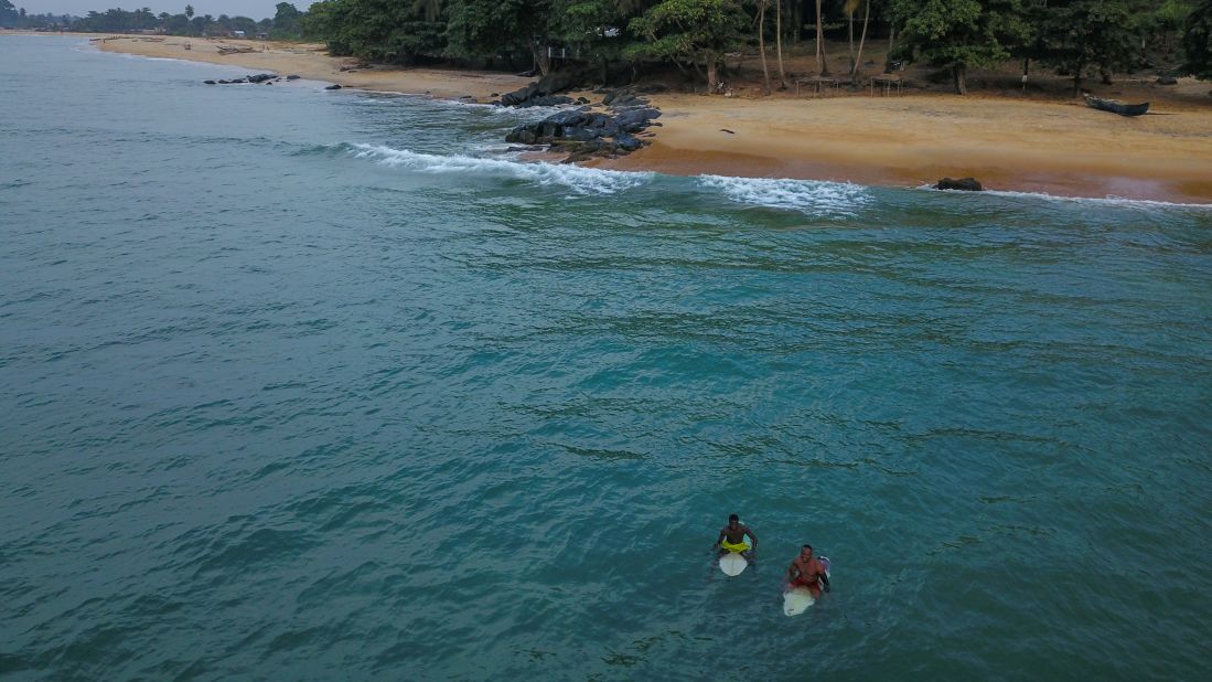 Robertsport is also nurturing homegrown talent. Dozens of locals share the waves -- and surfboards -- every day, riding the reliable left breaks.