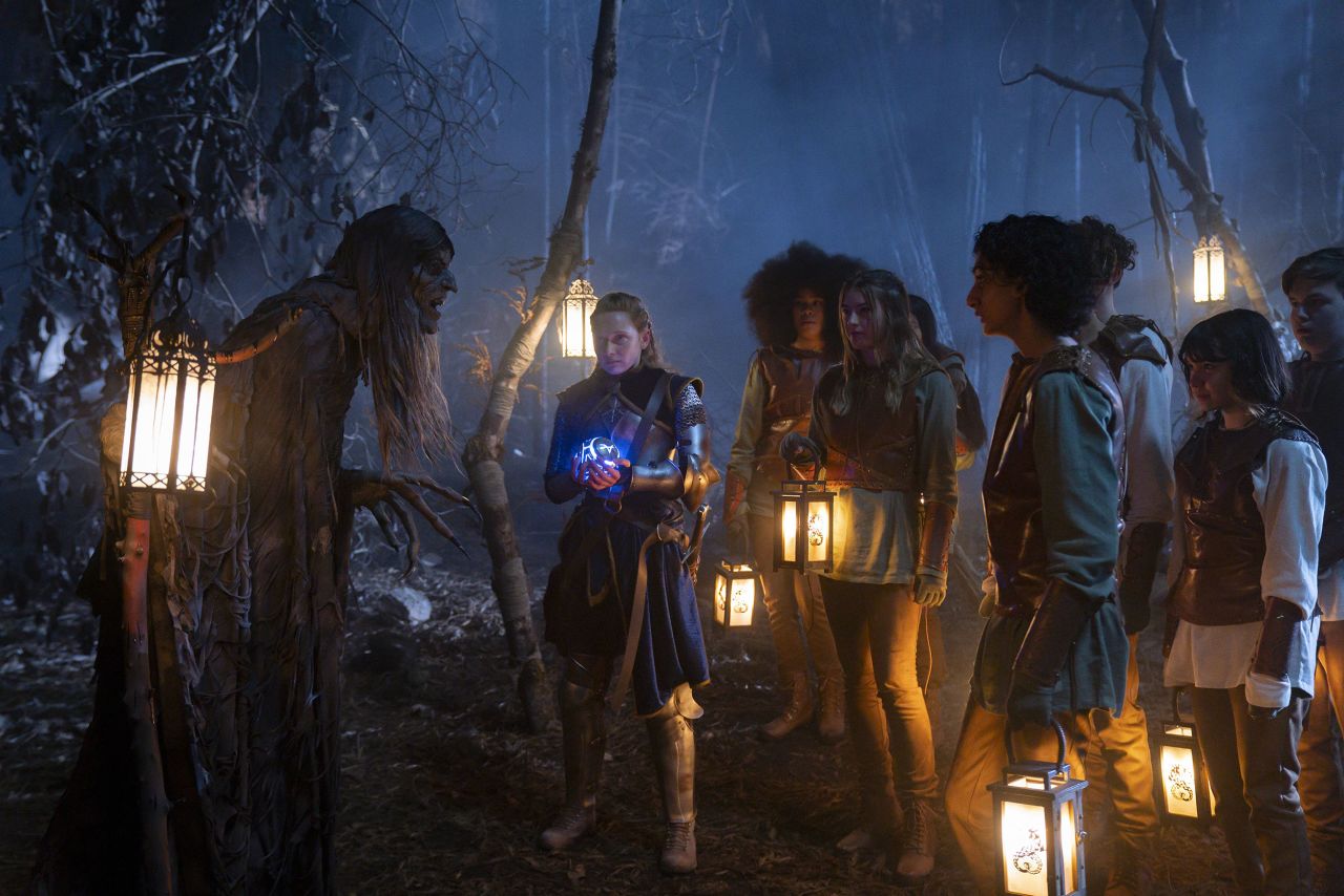 <strong>"The Quest":</strong> The Paladins begin their first quest, retrieving the gem of courage from the witch of Fortiteer. <strong>(Disney+)</strong>