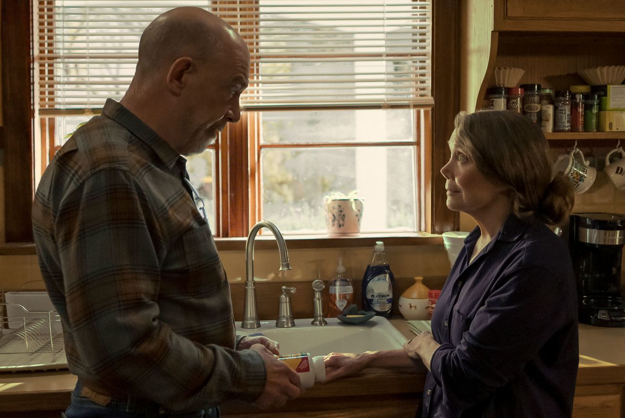 <strong>"Night Sky":</strong> J.K. Simmons stars as Franklin York and Sissy Spacek as Irene York, a couple whose backyard leads to another planet. <strong>(Amazon Prime Video) </strong>