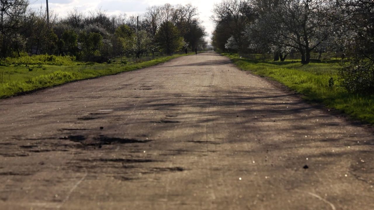 Russian forces have since left Dasha's village, but the trauma of their occupation remains. 