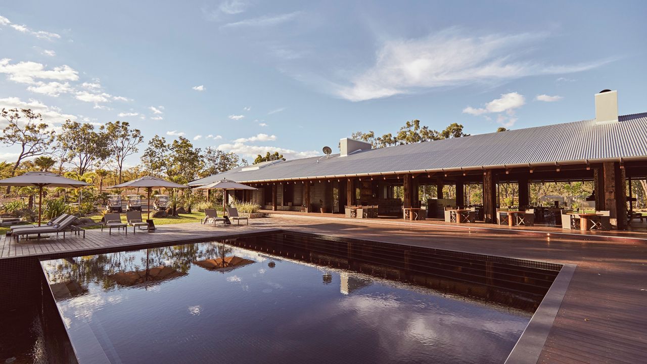 Mount Mulligan Lodge offers laid-back lavishness in a rugged outback environment. 