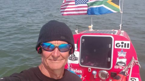 Peter Harley is set to launch from Virginia Beach and hopes to land in France over the next couple of months. The entire journey is estimated to be 4,000 miles. The boat is 24-feet long and features two cabins, storage and solar panels. 