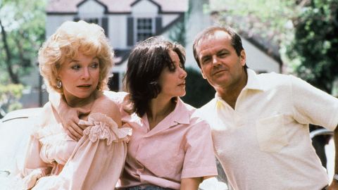 Debra Winger (center) starred alongside Shirley MacLaine and Jack Nicholson in 