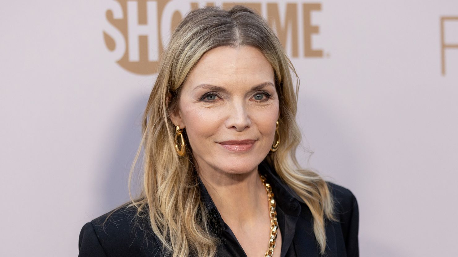 Michelle Pfeiffer arrives at Showtime's FYC event and premiere for 'The First Lady' on April 14.