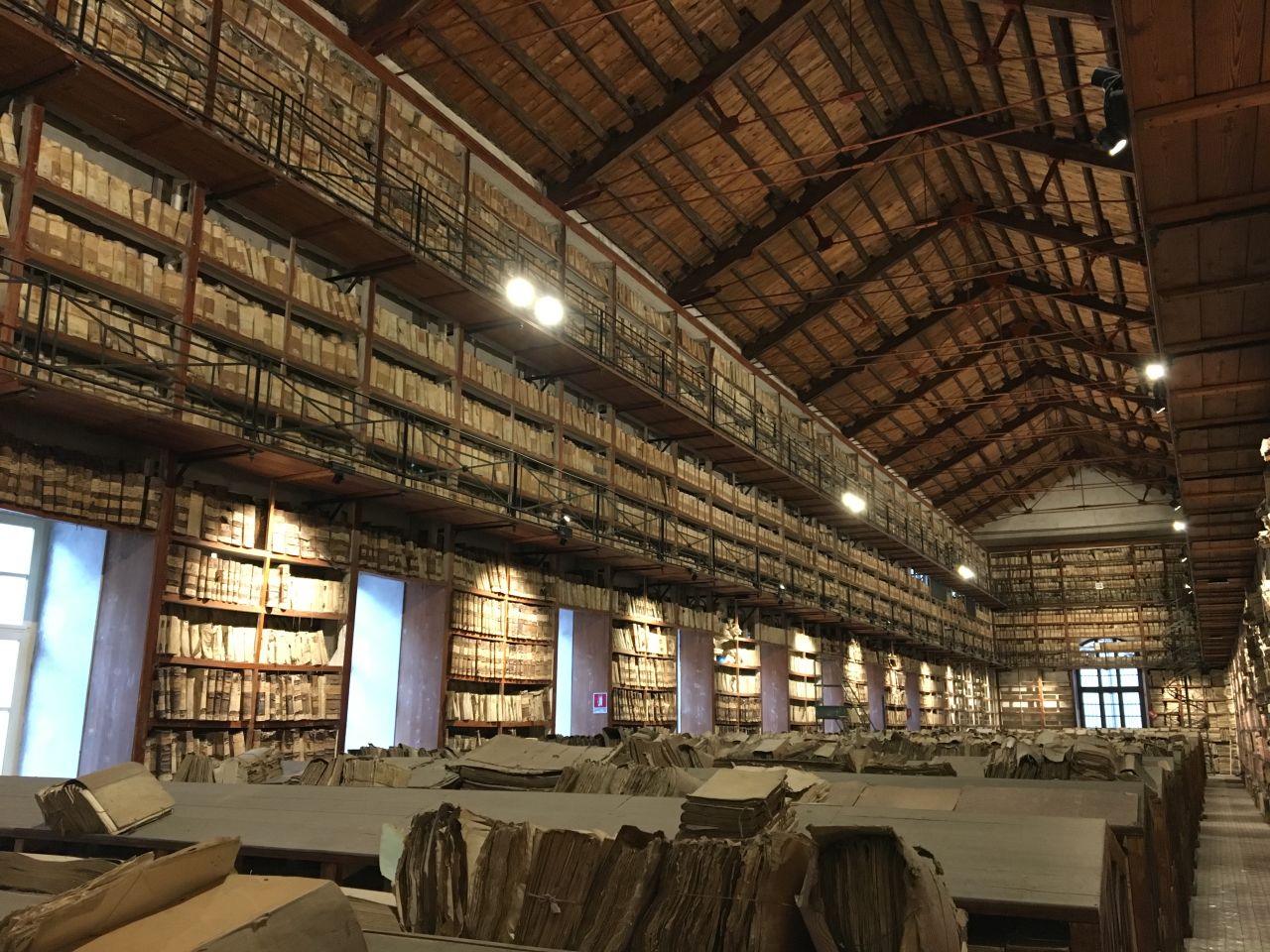 Finding missing records can be daunting. This is the State Archives in Palermo.