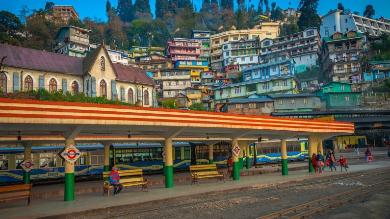 <strong>Darjeeling Himalayan Railway, India:</strong> Nicknamed "<a href="index.php?page=&url=https%3A%2F%2Fwww.cnn.com%2Ftravel%2Farticle%2Funesco-kalka-shimla-toy-train%2Findex.html" target="_blank">The Toy Train</a>," the relic of the British empire climbs 7,000 feet over a tortuous 55-mile route between New Jalpaiguri and the hill station of Darjeeling.