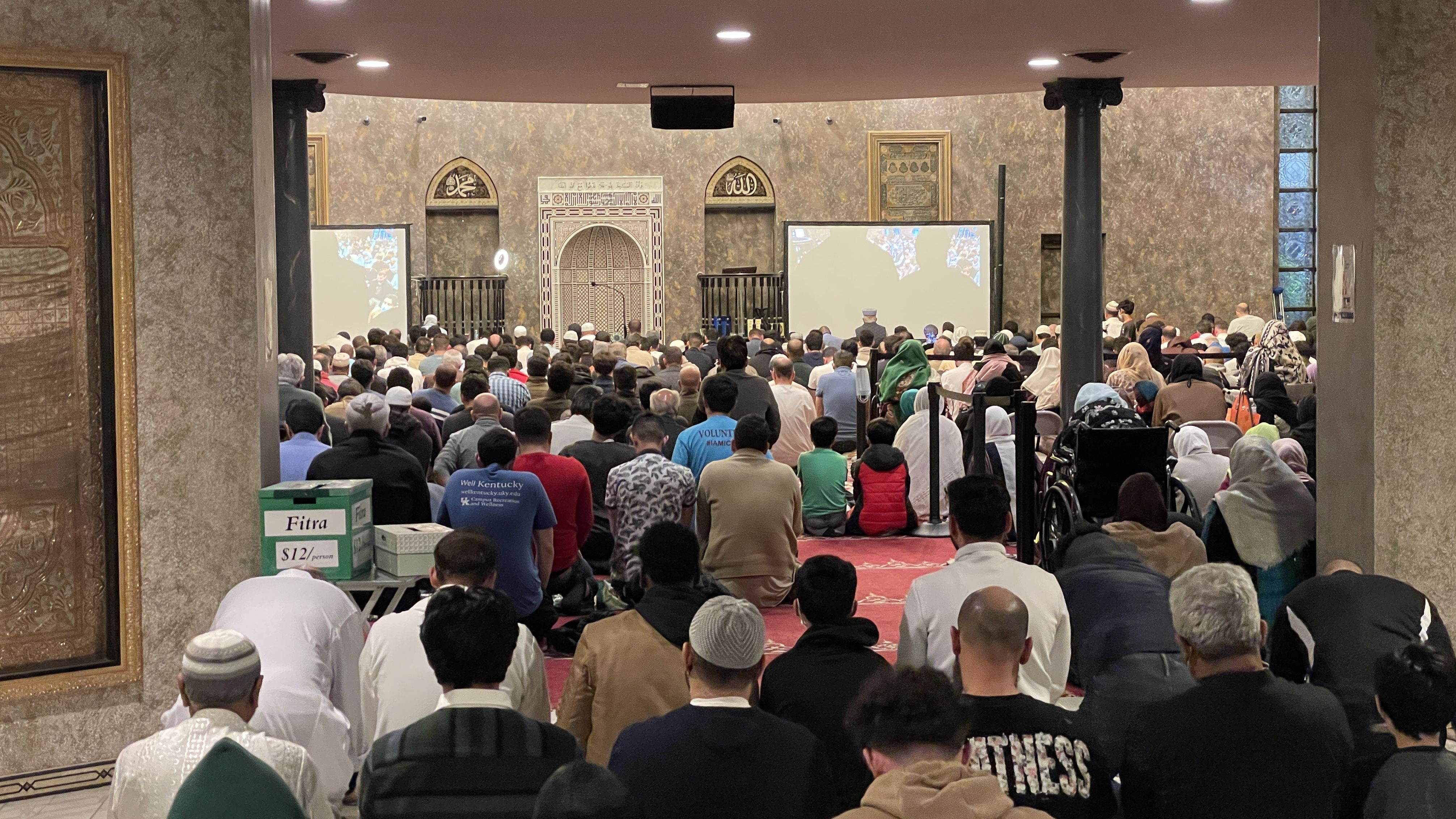 Islamic Center of Greater Cincinnati during Ramadan services