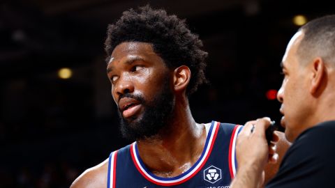 Joel Embiid suffered the injury in the last few minutes of the Sixers' game against the Raptors Thursday night in Toronto.