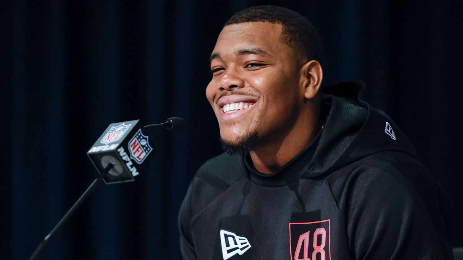 Travon Walker, #48 of the Georgia Bulldogs.