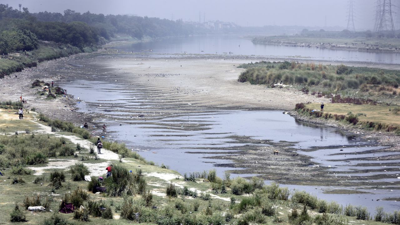 The Yamuna River on May 1 in New Delhi, India. 