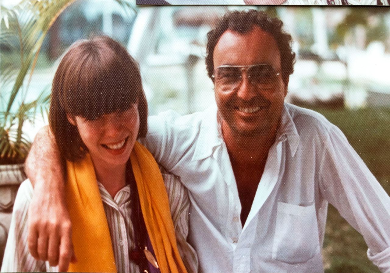 Wintour in Jamaica working for Harper's Bazaar with Rico Puhlman in 1976.
