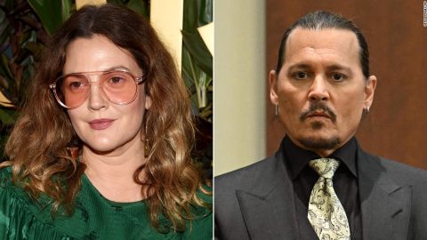 Talk show host and actress Drew Barrymore, left, received criticism over comments she made about the ongoing defamation trial involving Johnny Depp, right, and his ex-wife Amber Heard. Barrymore has since apologized. 